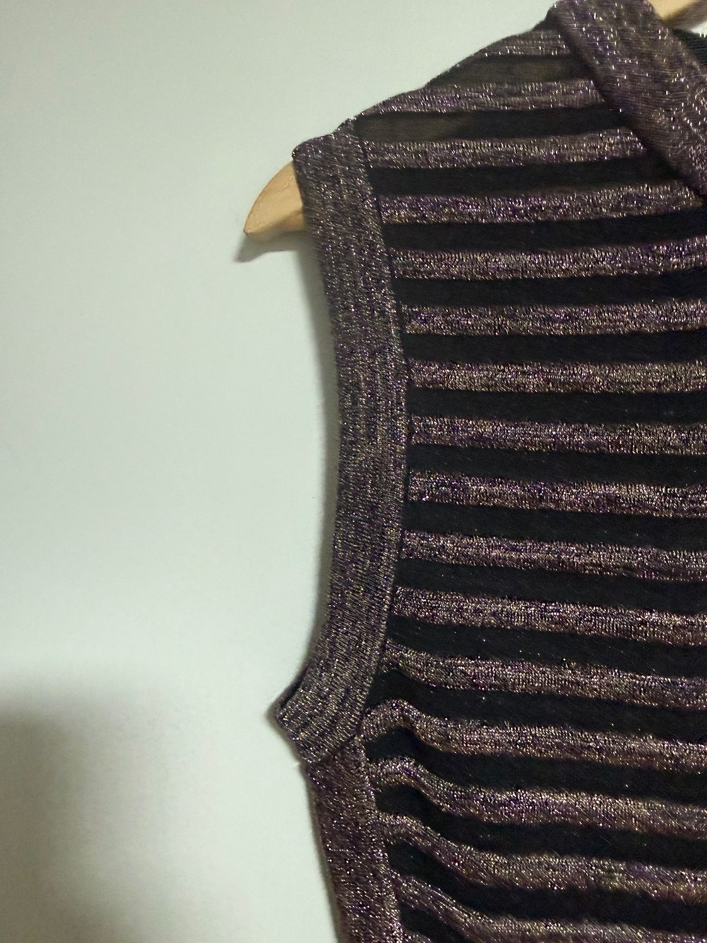Missoni Metallic Stripe Sleeveless Knit Dress - S/M - Picture 8 of 10